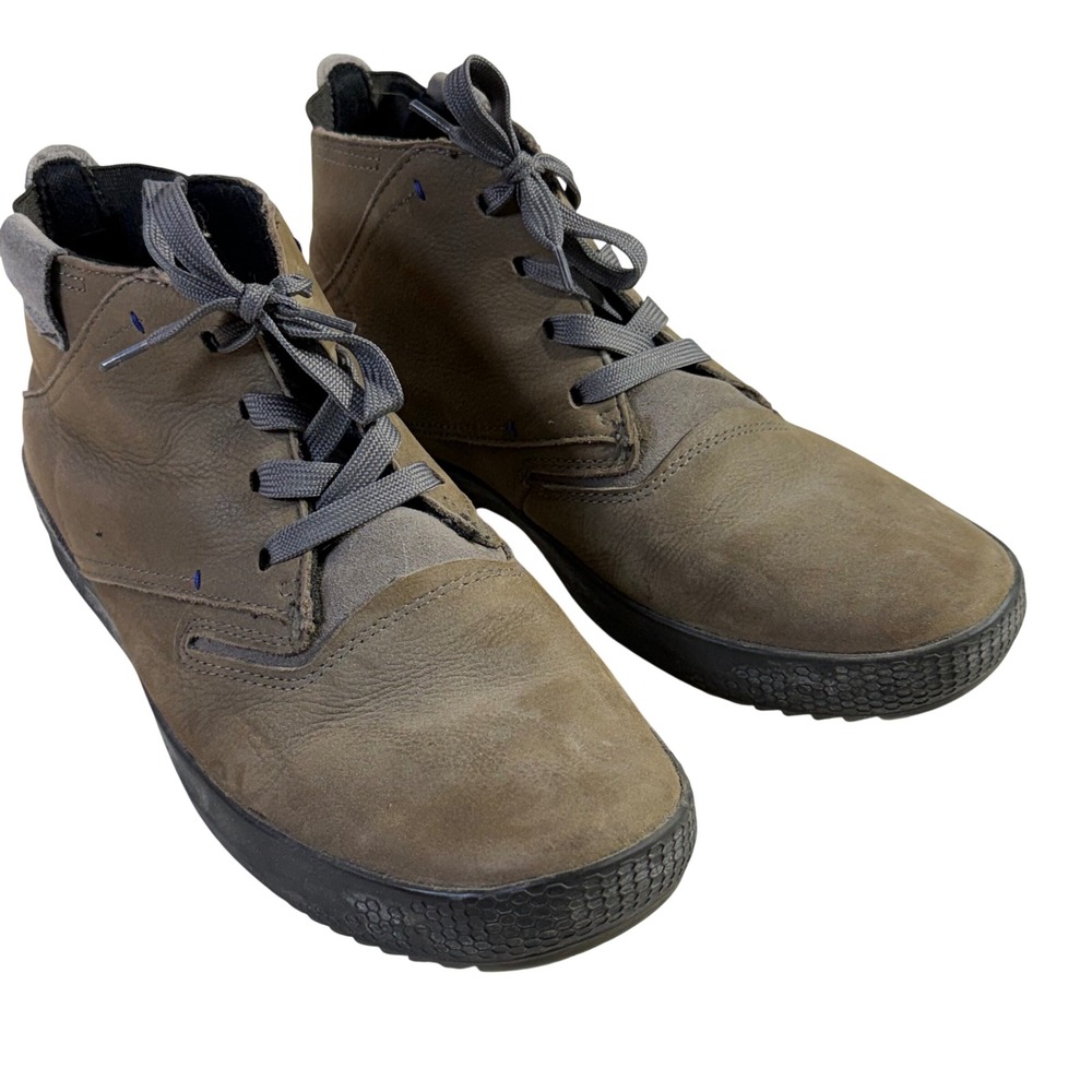 Cushe Leather Chukka Boots Mens 10 Dark Grey Lace Up UM01593